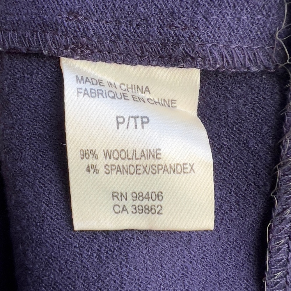 Theory Purple Becca Dress Size P Excellent Condition Pleated Cute - Picture 7 of 7
